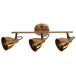 Lámpara Reflectora Bronce Satinado 3 Luces Luz E14 40W - General Lighting