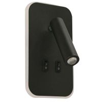 Lámpara Led De Pared Negra 1 Luz 15w - Designers - Modern Lighting