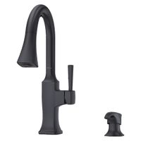Mezcladora Kroft Para Lavaplatos Negro Con Spray - Pfister