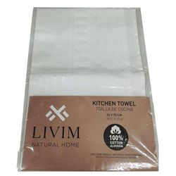 Toalla De Cocina Blanca - Livim Natural Home