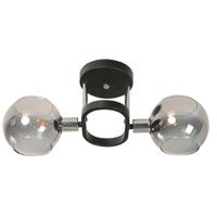 Lámpara Techo Namoda Negro 2 Luces E14 40W - Zlumini