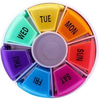 Estuche Para Pastillas 7 Días 4 Espacios Por Día