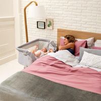 Cuna Colecho Gris Next2Me Dream - Chicco