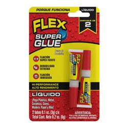 Set De 2 Tubitos De Super Glue Líquido - Flex Seal