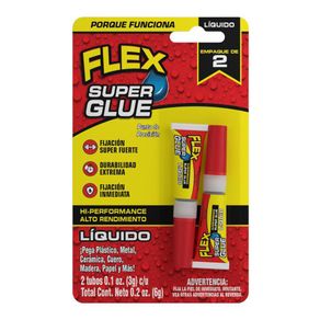 Set De 2 Tubitos De Super Glue Líquido - Flex Seal