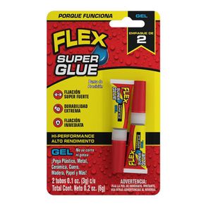Set De 2 Tubitos De Super Glue En Gel - Flex Seal