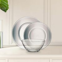 Vajilla Directoire Transparente 18 Pzas