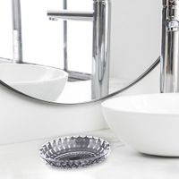 Jabonera Plástica Crystal Transparente - Sensea