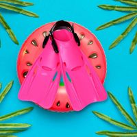 Pataletas Para Natación Rosado Talla M - Koala Kids