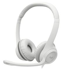 Auricular Usb Blanco Para Computadora - Logitech