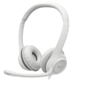 Auricular Usb Blanco Para Computadora - Logitech