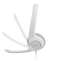Auricular Usb Blanco Para Computadora - Logitech