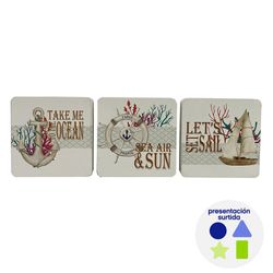 Cuadro Decorativo de 13x2.5x13 Cm Diseños Surtidos - Concepts