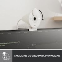 Cámara Web Blanca Con Corrección De Iluminación 1080 P - Logitech