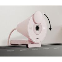Cámara Web Rosa Con Corrección De Iluminación 1080P - Logitech