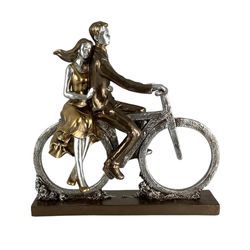 Pareja Decorativa en Bicicleta 28.5x12.4x28 Cm - Concepts