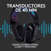 Auriculares Inalámbricos Para Gaming Negro - Logitech