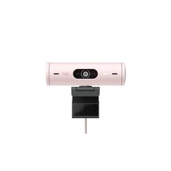 Cámara Web Full Hd Rosada Brio 500 De 1080 P - Logitech