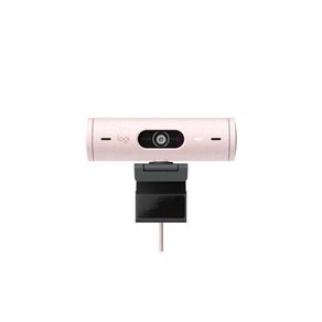 Cámara Web Full Hd Rosada Brio 500 De 1080 P - Logitech