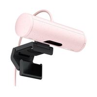 Cámara Web Full Hd Rosada Brio 500 De 1080 P - Logitech