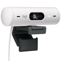 Cámara Web Full Hd Blanca Brio 500 De 1080 P - Logitech