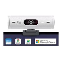Cámara Web Full Hd Blanca Brio 500 De 1080 P - Logitech