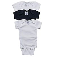 Set De 3 Bodies Manga Corta 0-3 M Colores Surtidos - Buchis