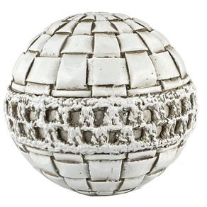 Esfera Decorativa Blanca 8.5x8.5x8.5 Cm - Concepts
