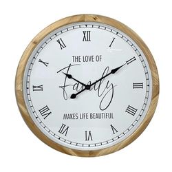 Reloj de Pared The Love Of Family 40x6x40 Cm - Concepts