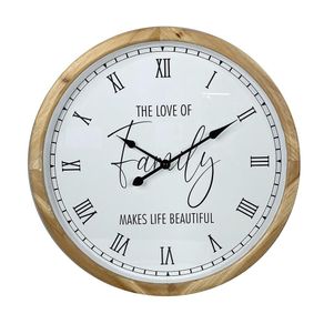 Reloj de Pared The Love Of Family 40x6x40 Cm - Concepts