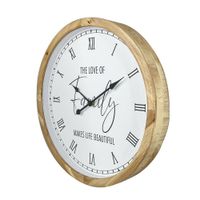 Reloj de Pared The Love Of Family 40x6x40 Cm - Concepts