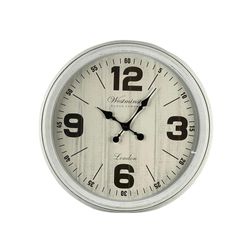 Reloj de Pared Redondo Blanco 50.6x5.5 Cm - Concepts