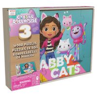 Set De 3 Rompecabezas De Madera Gabby´s Dollhouse - Cardinal Kids