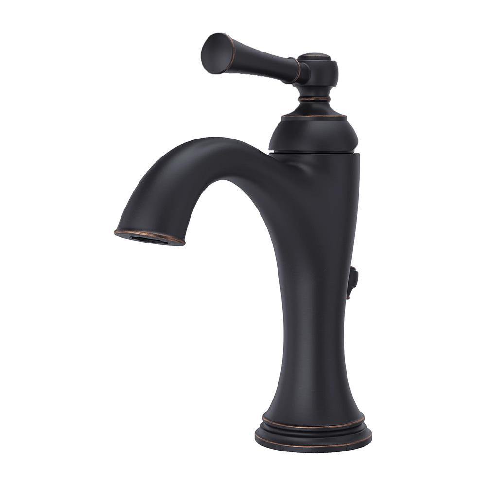 Grifo para Lavamanos Monomando Tisbury Bronce Toscano Grifo para Lavamanos Monomando Tisbu…