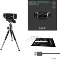 Cámara Web Para Streaming HD C922 Pro - Logitech