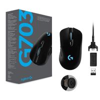 Mouse Inalámbrico Para Juegos Lightspeed Negro G703 - Logitech