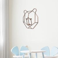 Accesorio Decorativo Rostro Oso De Alambre - Nojo