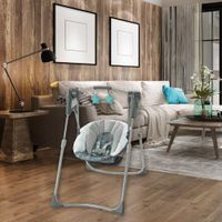 Columpio Plegable Para Bebé Slim Spaces Gris - Graco