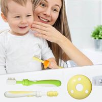 Juego De Cepillos Dental Para Bebés 3 Pasos - Pigeon