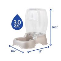 Dispensador de Agua 3 Galones Gris - Pet Mate