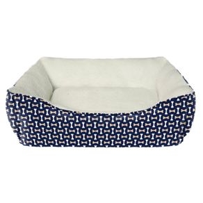 Cama Mediana Diseño Huesos Azul 26 Plg - Spot