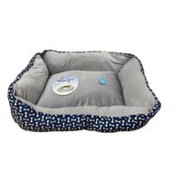 Cama Mediana Diseño Huesos Azul 26 Plg - Spot
