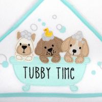 Set De Toalla De Baño Y Paños Diseño Perritos - Baby Essentials