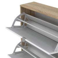 Zapatera-Roble-Blanco-Brillante-4-Puertas