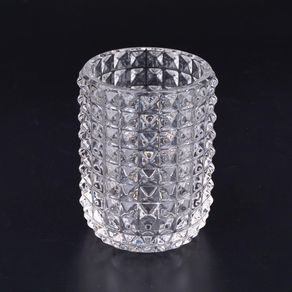 Vaso Portacepillos Transparente de Cristal Plástico - Sensea