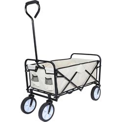 Carrito de Playa Blanco 40.5x21.5x47.44 Plg - Simplelux