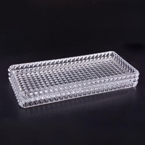 Bandeja Transparente De Cristal Plástico - Sensea