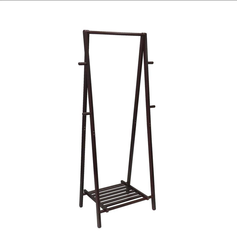 Perchero Alexandre de Madera con Repisa y Ganchos de 77 x 43 x 160 cm - Varios Colores Caf…