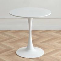 Mesa de Bar Kingston Blanca de 60x60x74 Cm - Zmobili