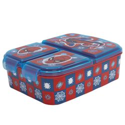 Contenedor De Alimento Con Compartimientos Spiderman - Marvel